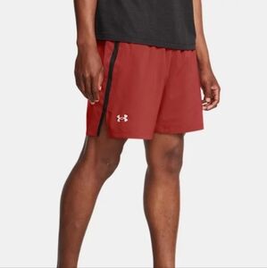UA Launch Men's 7 Inseam Shorts Red XL